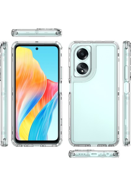 Oppo A58 4g Için,şeffaf Akrilik 3'ü 1 Arada Darbeye Dayanıklı Kılıf-Saydam (Yurt Dışından) fiyatları