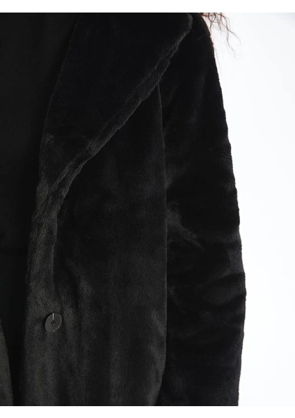 Ceket Yaka Kadın Pelüş Kaban (W5) modelleri