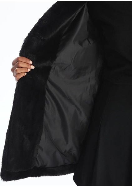 Ceket Yaka Kadın Pelüş Kaban (W5) fırsatları