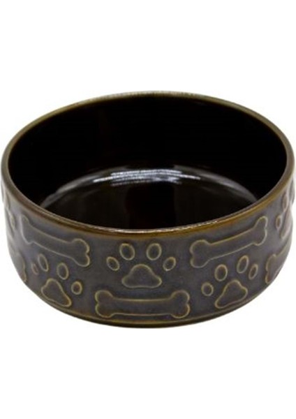 Design Seramik Mama ve Su Kabı Oksit Yeşil 12cm fiyatları