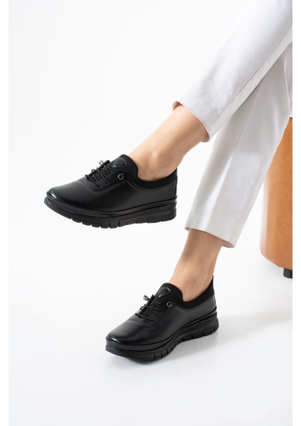 Kadın Siyah Klasik Ayakkabı Ortopedik Anne Ayakkabısı Anne Babet Ayakkabı Kadın Günlük Ayakkabı modelleri