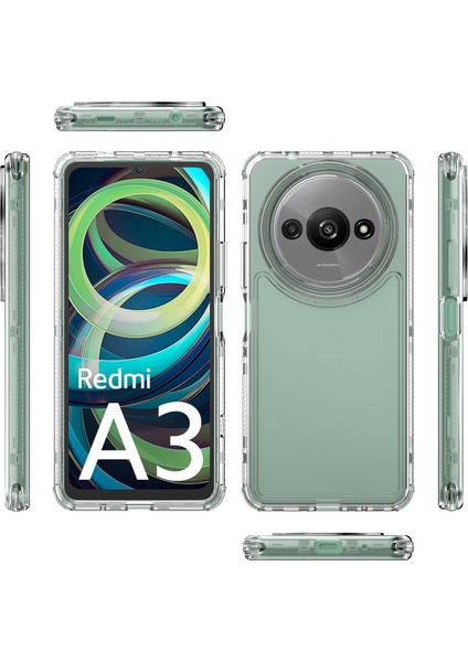 Xiaomi Redmi A3 Için,şeffaf Akrilik 3'ü 1 Arada Darbeye Dayanıklı Kılıf-Saydam (Yurt Dışından) fiyatları