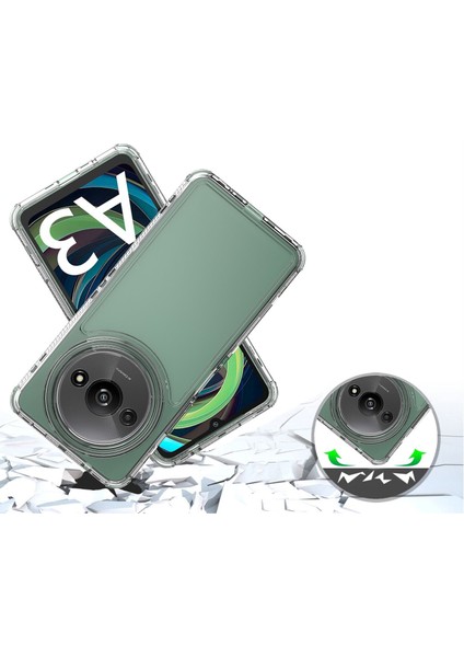 Xiaomi Redmi A3 Için,şeffaf Akrilik 3'ü 1 Arada Darbeye Dayanıklı Kılıf-Saydam (Yurt Dışından) indirimleri