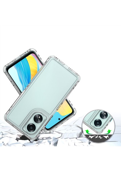 Oppo A58 4g Için,şeffaf Akrilik 3'ü 1 Arada Darbeye Dayanıklı Kılıf-Saydam (Yurt Dışından) indirimleri
