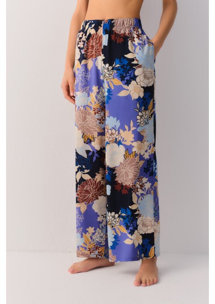 Flowery Night Pantolon
