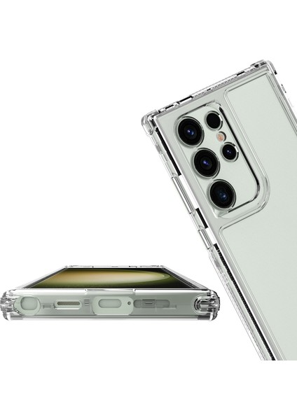 Samsung Galaxy S25 Ultra 5g Için,şeffaf Akrilik 3'ü 1 Arada Darbeye Dayanıklı Kılıf-Saydam (Yurt Dışından) modelleri
