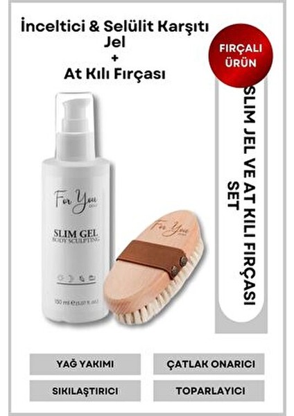 Slim Jel Vücut Bakım Kremi Sıkılaştırıcı Etki 150 ml Unisex Kullanım İçin indirimleri