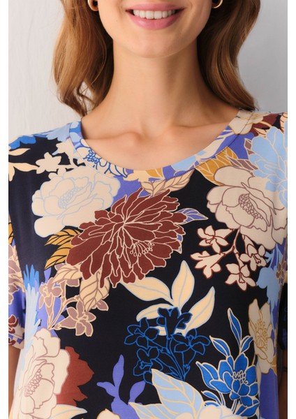 Flowery Night Günlük Elbise modelleri