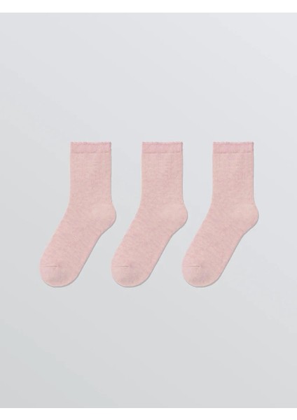 Kız Çocuk Soket Çorap 3'lü (W5)