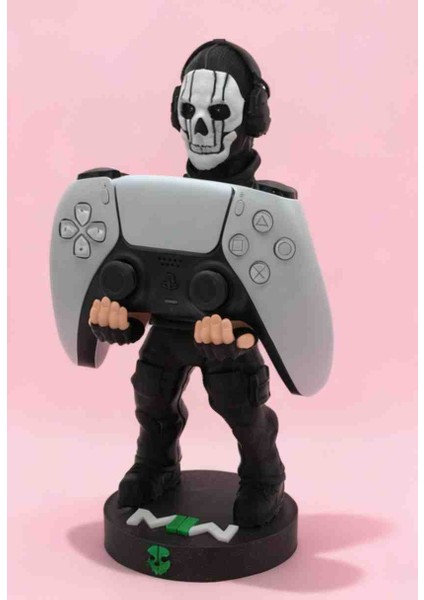 Ghost Tasarımlı Gamepad Standı - Ps5/ps4 & Xbox Uyumlu Oyun Kolu Tutucu Figür