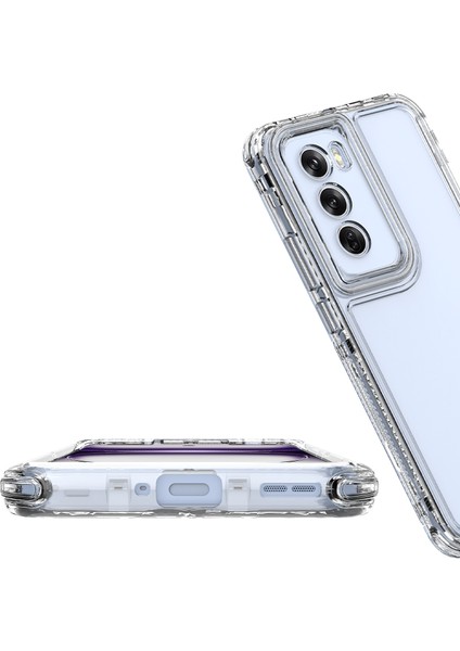 Oppo RENO12 5g Için,şeffaf Akrilik 3'ü 1 Arada Darbeye Dayanıklı Kılıf-Saydam (Yurt Dışından) modelleri