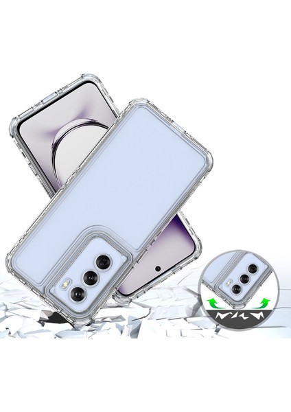 Oppo RENO12 5g Için,şeffaf Akrilik 3'ü 1 Arada Darbeye Dayanıklı Kılıf-Saydam (Yurt Dışından) fırsatları