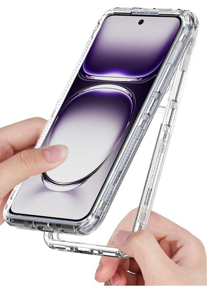 Oppo RENO12 5g Için,şeffaf Akrilik 3'ü 1 Arada Darbeye Dayanıklı Kılıf-Saydam (Yurt Dışından) indirimleri