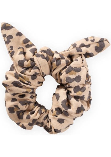 Lastikli Saç Tokası Leopar Desen