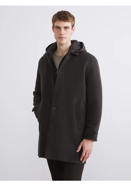 Standart Kalıp Erkek Kaşe Kaban (W5)