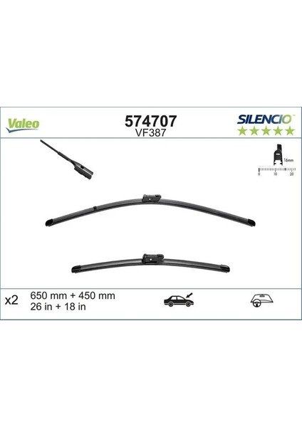 574707 On Silecek Seti 2G1998002 3V1955425 3V1955426