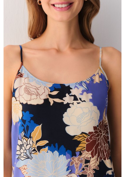 Flowery Night Uzun Gecelik modelleri