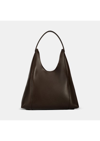 Kadın Kahve Deri Omuz Çantası modelleri