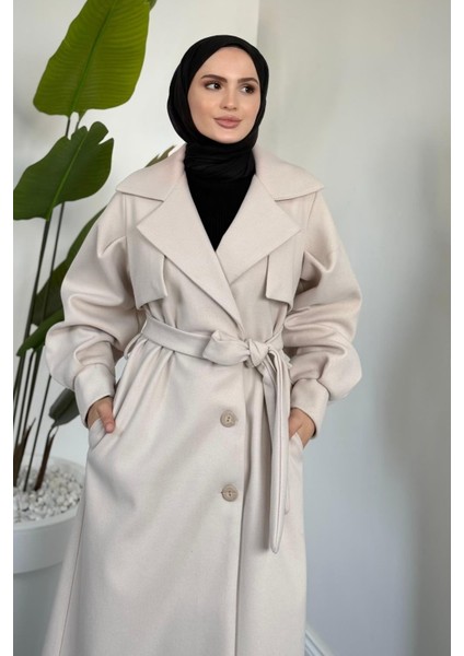 Areson Cepkenli Astarlı Kaban Krem fiyatları