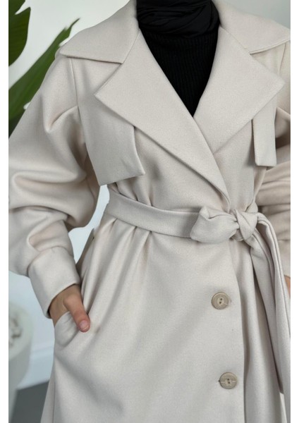 Areson Cepkenli Astarlı Kaban Krem fırsatları