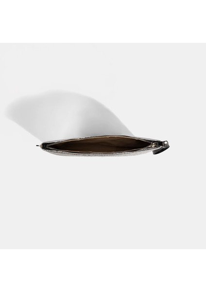 Kadın Gümüş Omuz Askılı Portföy Çanta