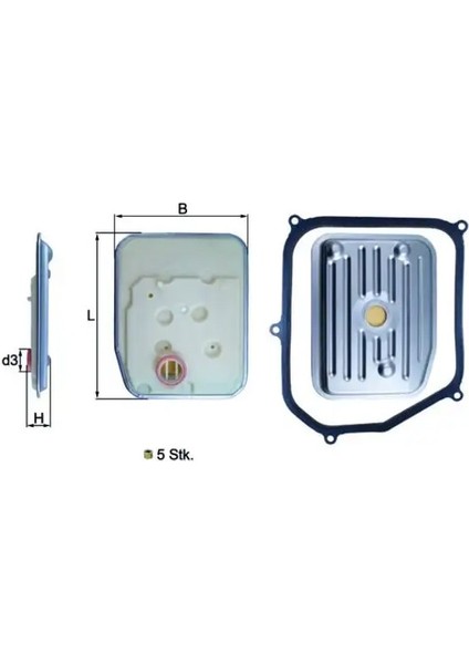 HX147KIT Sanziman Filtresi 01M325429 098321370
