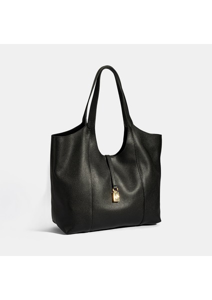 Kadın Siyah Deri Hobo Çanta fiyatları