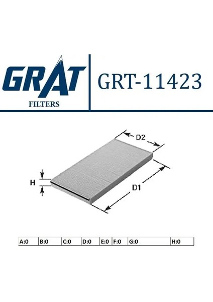 11423 Polen Filtresi 7701409324