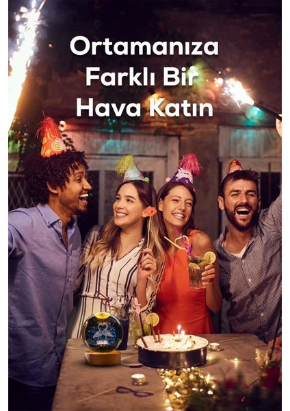 Ahşap Tabanlı Aşık Kuğular Figürlü LED Işıklı Küre modelleri