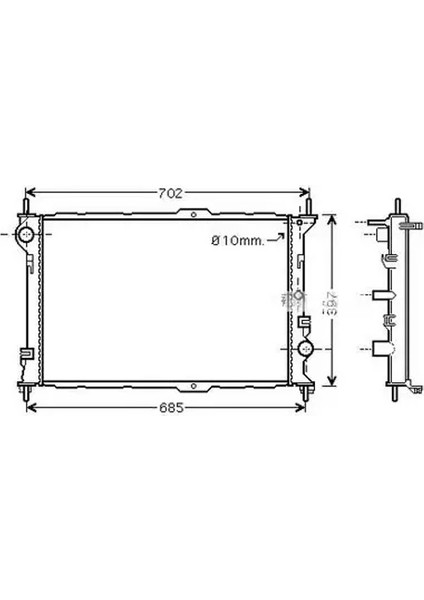 0223281AB Motor Radyatoru