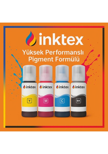 103 L5290,L3266,L3260,L3256,L3251,L3250,L3211, L1110/L3110/L3111 4 Renk Takım Mürekkep