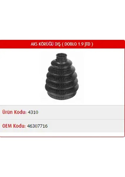 M4310 Aks Korugu Dis 46307716