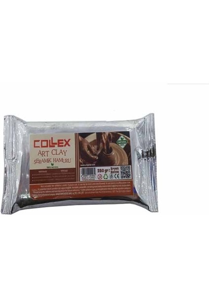 Sanat Kili Seramik Hamuru Kahverengi 250 Gr. 2 Adet