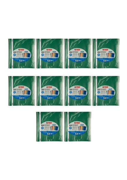 Telli Dosya, 10 Adet, 50'li Paket, Standart, A4, Yeşil fiyatları
