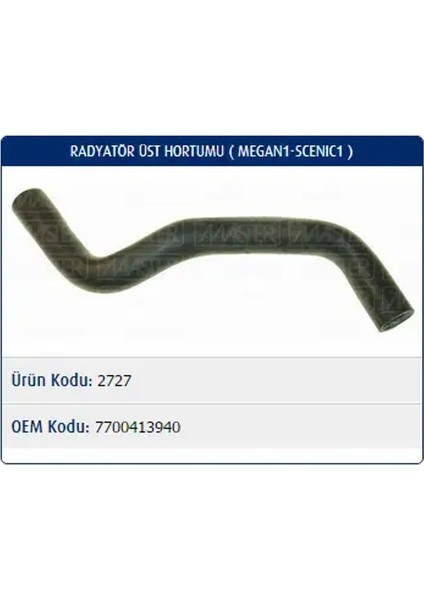 M2727 Radyator Hortumu Ust 1535416 1658279J50000 1658285E00000