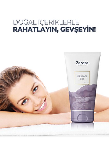 Masaj Jeli Biber Ekstresi ve Lavanta Yağı ile Nemlendirici Etki 150 ml Tüm Cilt Tipleri İçin indirimleri