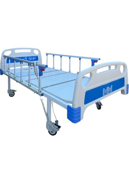 2 Motorlu Tabanca Korkuluklu Absbaşlıklı Hasta Karyolası modelleri