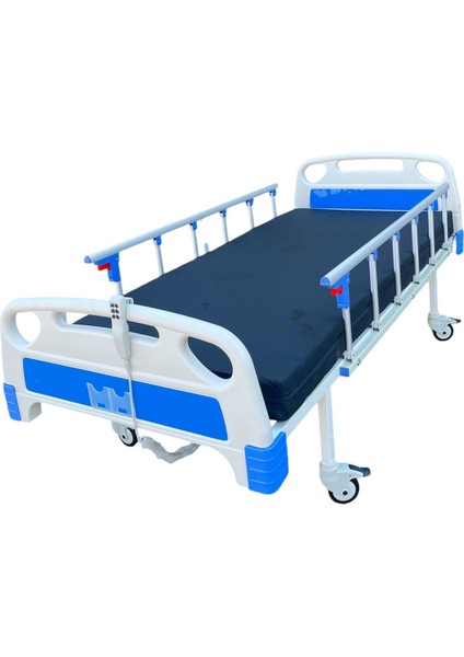 2 Motorlu Tabanca Korkuluklu Absbaşlıklı Hasta Karyolası fırsatları