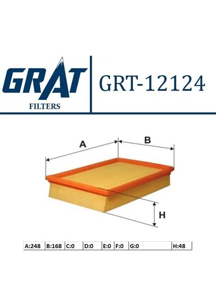 12124 Hava Filtresi 1444W3