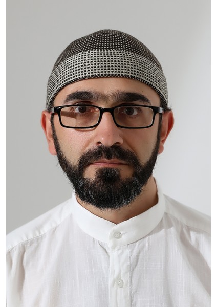 Erkek Kışlık Orlon Katlamalı Namaz Takkesi – Nokta Desenli - Kahverengi fiyatları