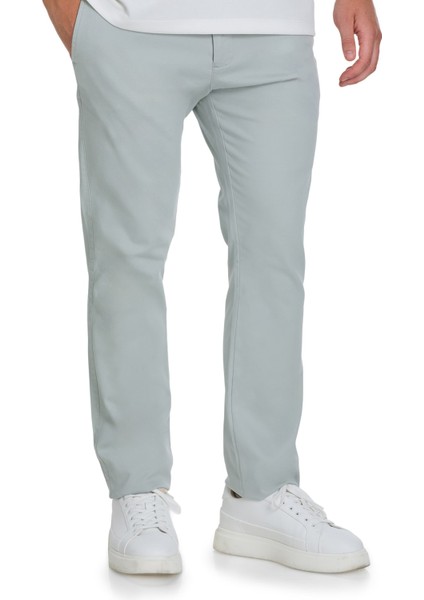 Gri Regular Fit Yandan Cepli Kanvas Pantolon modelleri