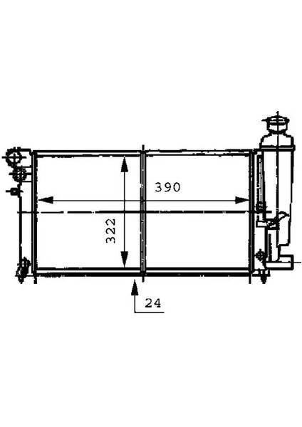 CR469000S Motor Radyatoru 1301SQ 1301SR 1301SW