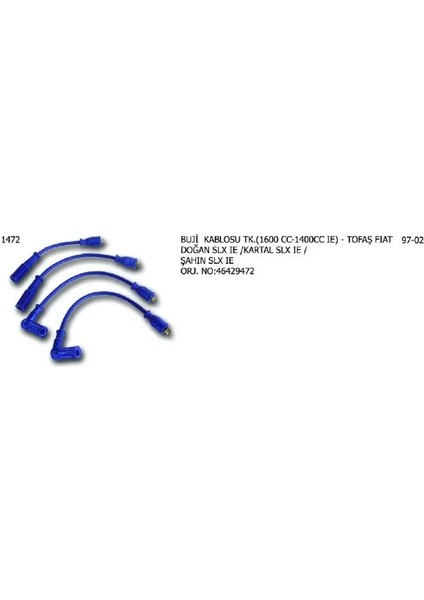 1472 Buji Kablosu 46429472