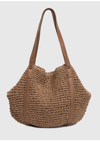 Hasır Omuz Çantası