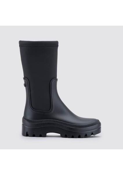 Soul Engomado Kadın Yağmur Çizmesi - Siyah