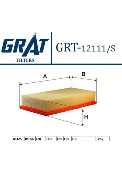 12111S Hava Filtresi 144408