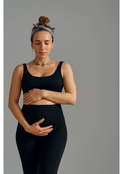 Hamile Siyah Tayt ONL-02696-SYH