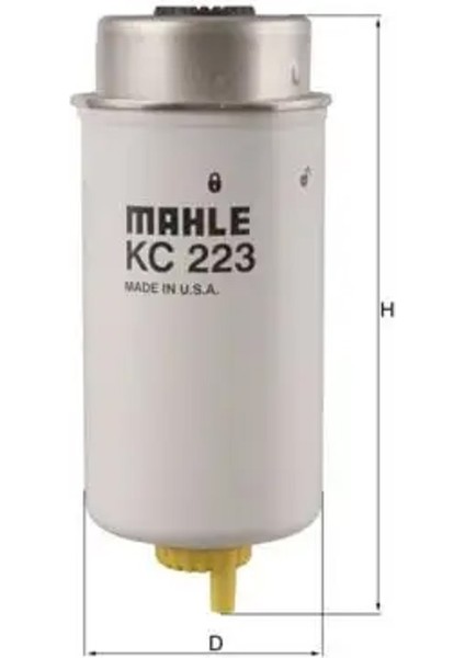 KC223 Yakit Filtresi 1370779 1685861 6C119176AA