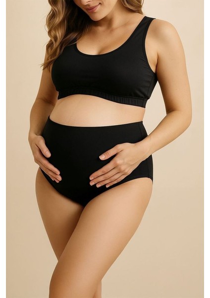 Hamile Kadın 3lü Siyah Külot ONL-02697 modelleri