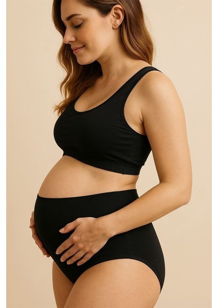 Hamile Kadın 3lü Siyah Külot ONL-02697 fırsatları
